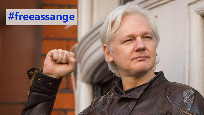 freiheit für julian assange 